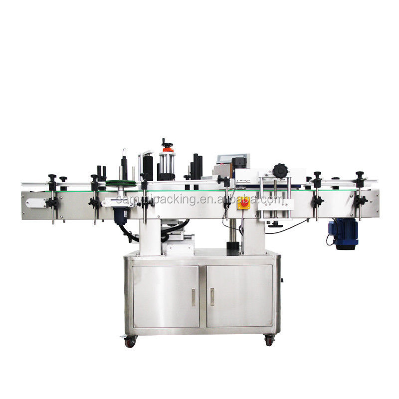 Adhesive Jar Bottle Metal Can Labeling Applicator Machine For Plastic Bottle Labels (Maquina do nakładania etykiet na butelki z tworzyw sztucznych)