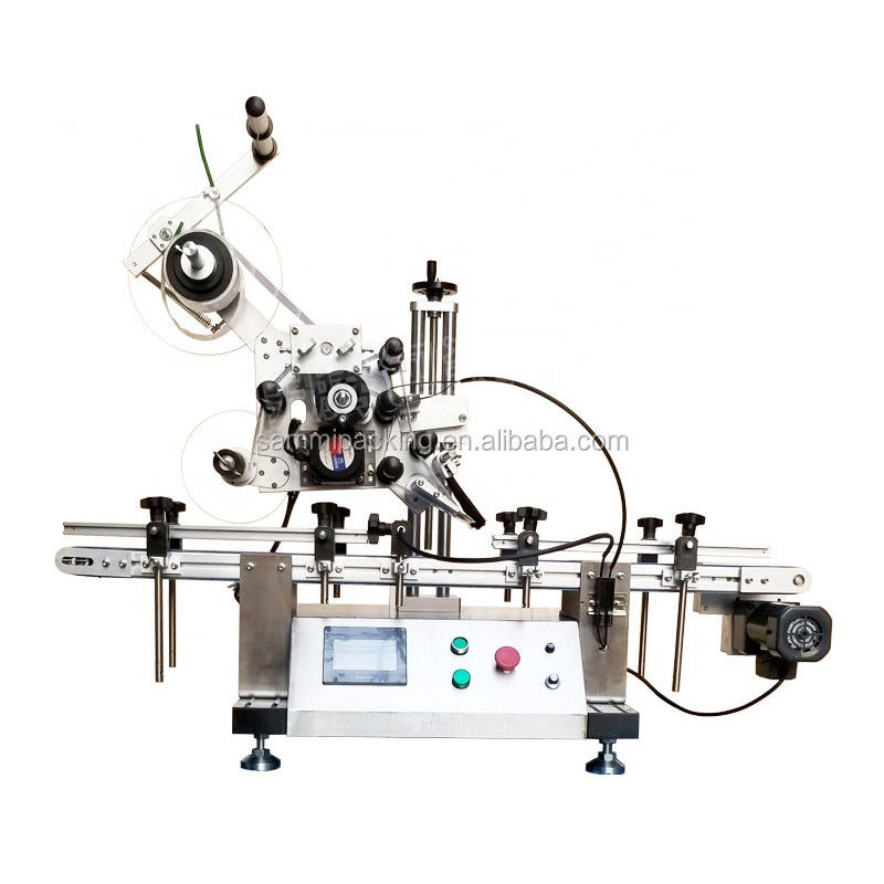 Automatyczny Desktop Flat Surface Box Bottle Cap Self Adhesive Sticker Labeling Machine Applicator