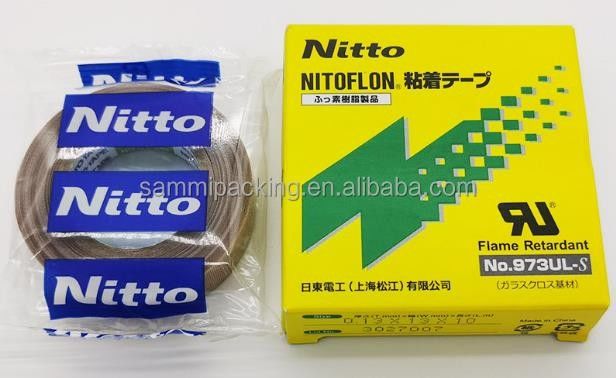 Nitto 973UL Nitto 903 PTFE Włókno szklane Taśma taśmowa do uszczelniania Nitto Taśma 0,13 mm × 13 mm × 10 m 973UL-S