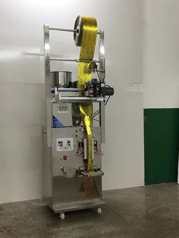 Półautomatyczna elektryczna maszyna do pakowania torebek do herbaty, wypełniona stali nierdzewnej i proszkiem z niezawodnymi komponentami rdzenia silnika