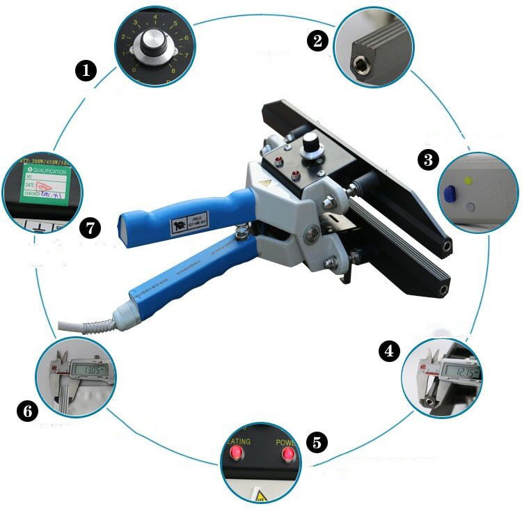Przenośna maszyna do uszczelniania ciepła impulsowego FKR Series Hand Clamp Sealer Pliers For Mylar Bags
