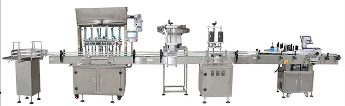 220V Liquid Production Line Automatic Ketchup Jam Mayonnaise Sauce Cream Butelka wypełniająca