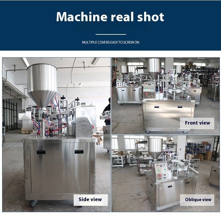 Ultrasonic Lotion Cosmetic Cream Elektryczny Aluminium Plastic Soft Tube Semi Automatic Fill And Seal Machine Cena fabryczna