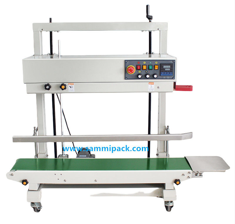 FRD-1200V Elektryczna półautomatyczna maszyna do uszczelniania cieplnego do ciągłego pionowego uszczelniania plastikowych torebek do napojów