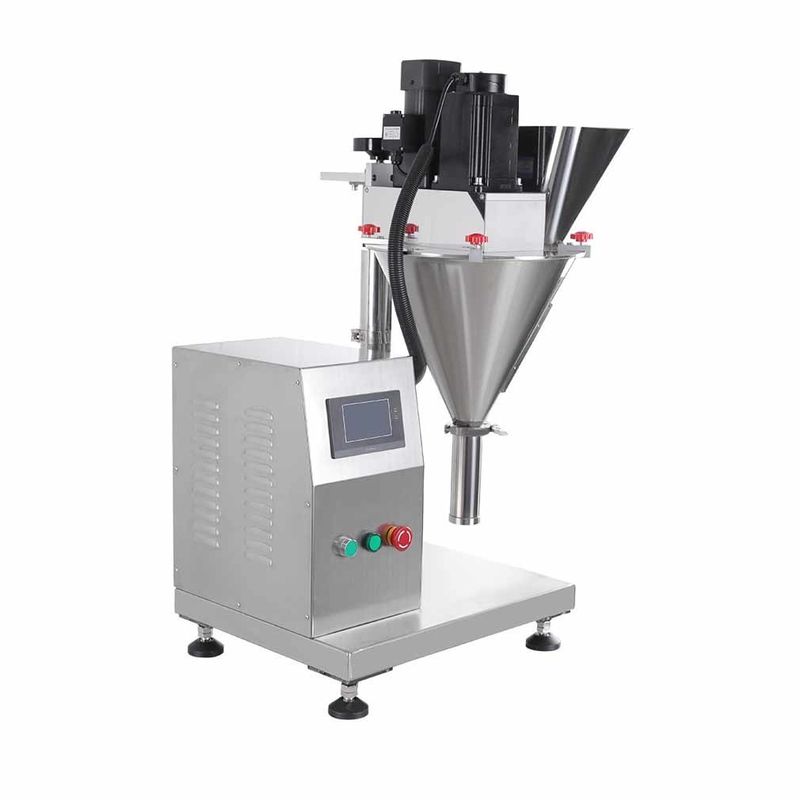 Elektryczna półautomatyczna maszyna do wypełniania proszku do butelkowania worka mleka kosmetycznego