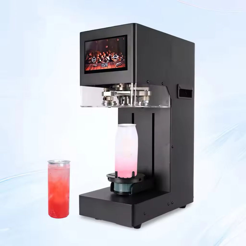 Ekran dotykowy Inteligentny Soda Tin Can Sealing Seamer Machine For Bubble Tea Can