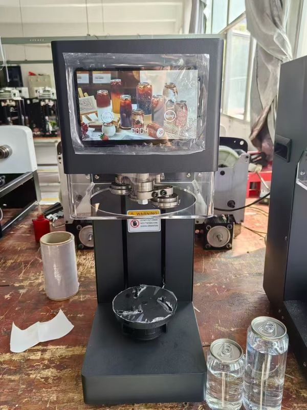 Inteligentna zgrzewarka do puszek z ekranem dotykowym dla zwierząt domowych, do puszek z tuńczykiem, zgrzewarka do napojów gazowanych, zgrzewarka do puszek plastikowych