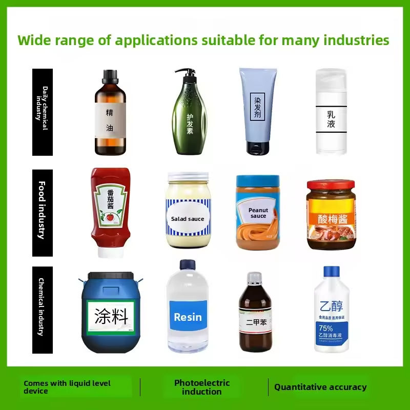 Łatwa obsługa W pełni automatyczna serwo pompa rotacyjna maszyna do napełniania pastami i płynami do miodu, lepkich płynów, masła orzechowego i ketchupu