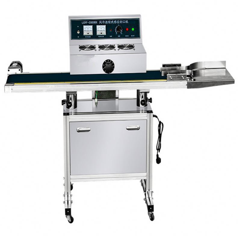 Automatyczna zgrzewarka indukcyjna z przenośnikiem (20-120mm) (Automatyczna zgrzewarka do folii aluminiowej, Automatyczna zgrzewarka indukcyjna)