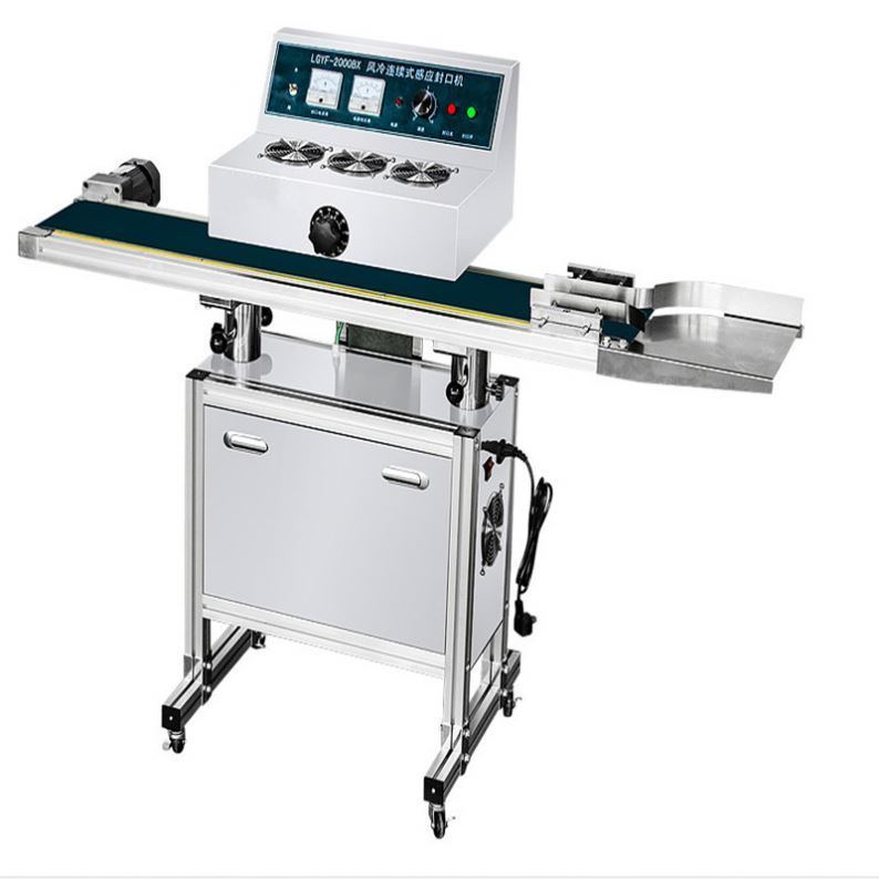 Automatyczna zgrzewarka indukcyjna z przenośnikiem (20-120mm) (Automatyczna zgrzewarka do folii aluminiowej, Automatyczna zgrzewarka indukcyjna)