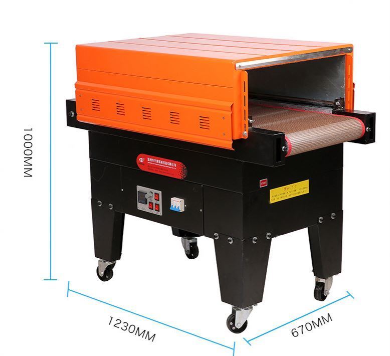 BS-4525 Mały tunel termokurczliwy do pakowania strumieniem powietrza, do pakowania butelek PET/Automatyczna maszyna do pakowania folią termokurczliwą