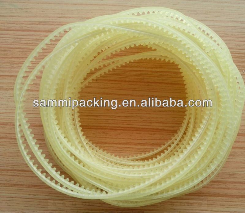 Dobrej jakości bezszwowy pas prowadzący/zębaty/rozrządu PU do zgrzewarki, 410CM/420CM/428CM/630CM