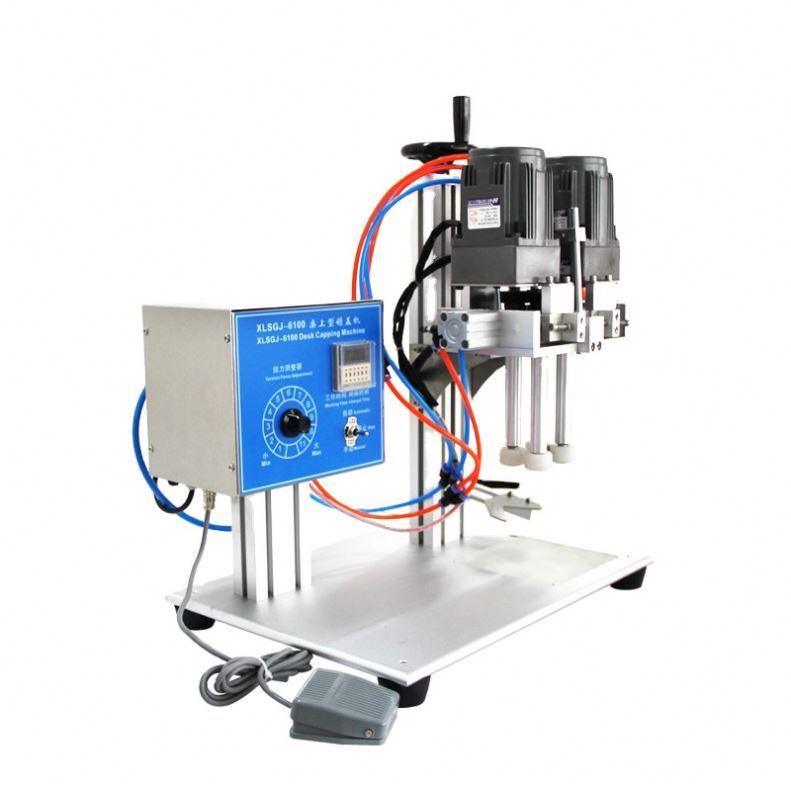 Spray Caps Capping Machine, półautomatyczna maszyna do zatykań butli do szamponu, żelu prysznicowego