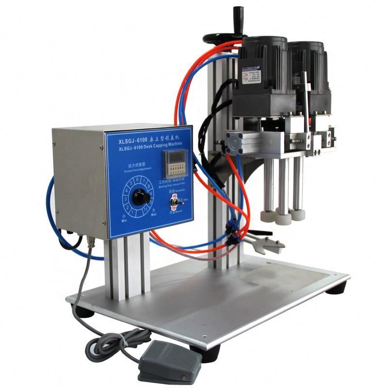 Spray Caps Capping Machine, półautomatyczna maszyna do zatykań butli do szamponu, żelu prysznicowego