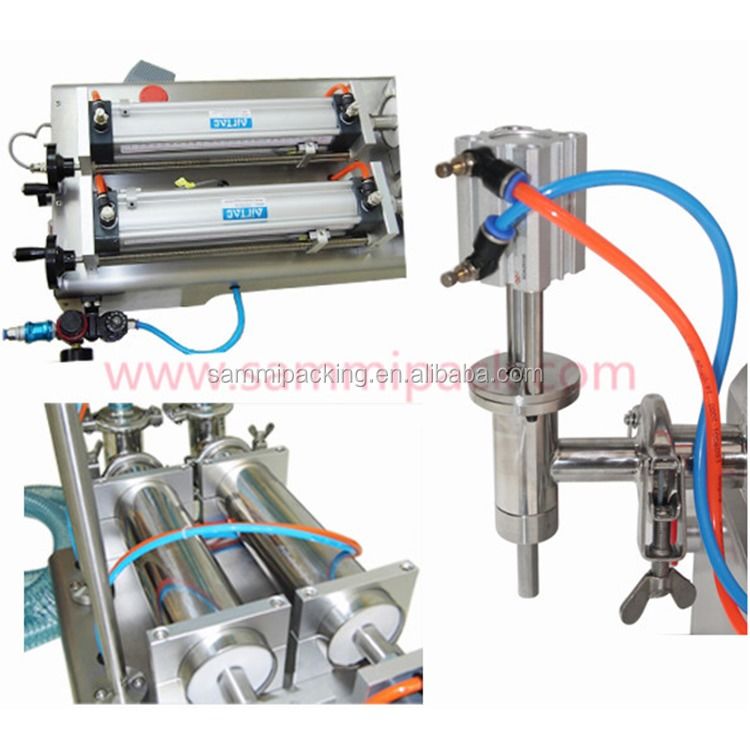 Wysokiej prędkości pneumatyczna maszyna do napełniania płynów, podwójny wypełniacz oleju słonecznikowego, maszyna do napełniania płynnym mydłem