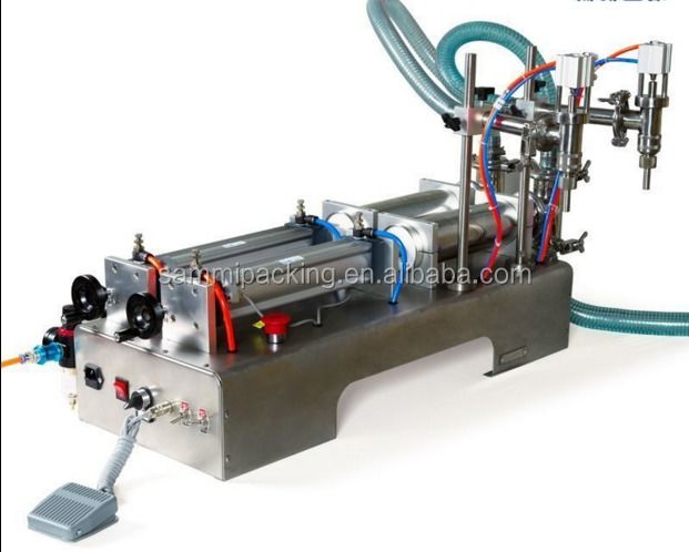 Wysokiej prędkości pneumatyczna maszyna do napełniania płynów, podwójny wypełniacz oleju słonecznikowego, maszyna do napełniania płynnym mydłem