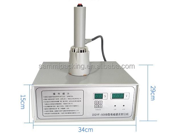DGYF-500B Przenośna maszyna do uszczelniania indukcyjnego/maszyna do uszczelniania folii aluminiowej/maszyna do uszczelniania butelki indukcyjna
