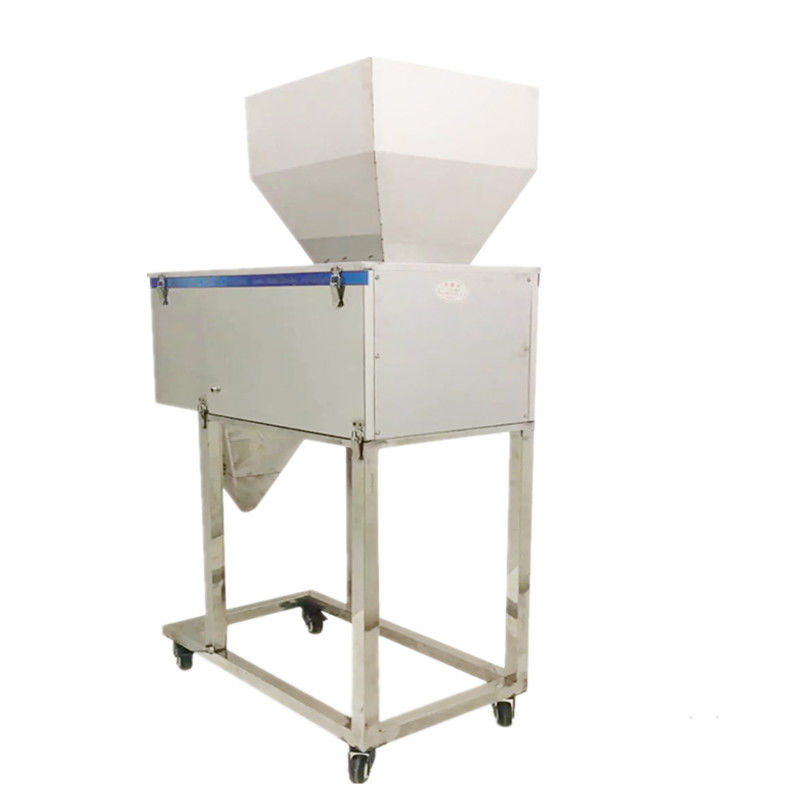 Automatyczna półautomatyczna maszyna do napełniania granulatem ziarna pszenicy, cukru, fasoli, ryżu z dużym lejkiem, silnikiem rdzeniowym, do napojów