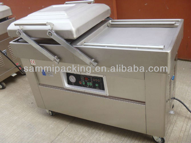 Wielofunkcyjna dwukomorowa pakowaczka próżniowa do bekonu wołowego, kurczaka, tofu, orzeszków ziemnych, owoców morza