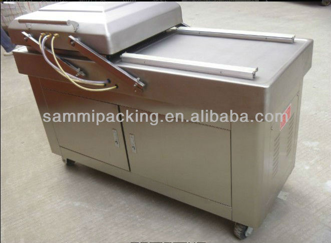 Wielofunkcyjna dwukomorowa pakowaczka próżniowa do bekonu wołowego, kurczaka, tofu, orzeszków ziemnych, owoców morza