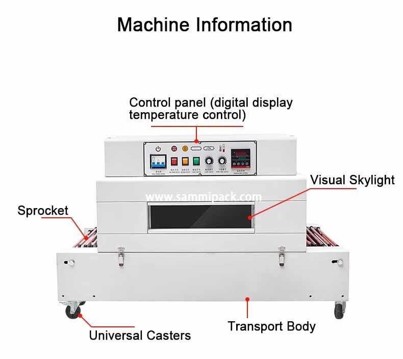 Niska cena Mała maszyna do pakowania Wielofunkcyjna folia termokurczliwa do pudełek na perfumy, wideo, książek itp.