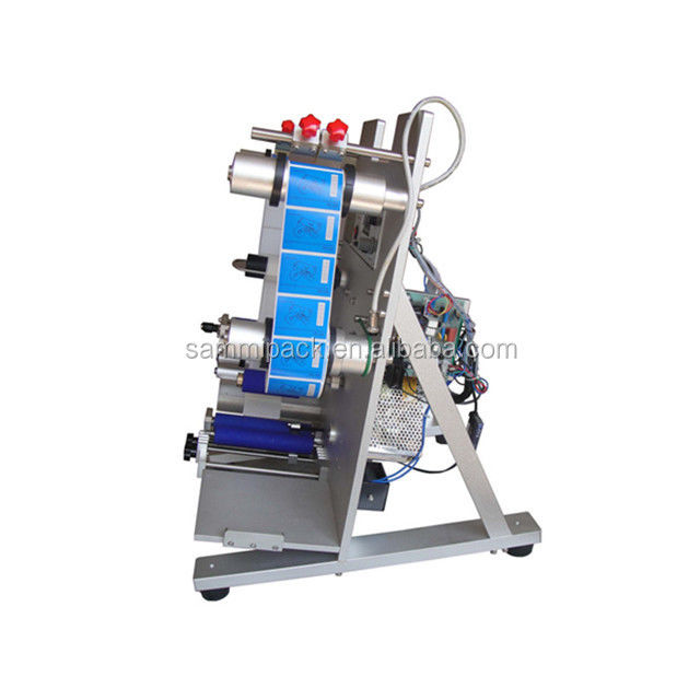 Elektryczny Aplikator Kropli do Uszu Etykietujący Okrągłe Butelki Unikalny Nowy Półautomatyczny z Komponentem Silnika Rdzeniowego