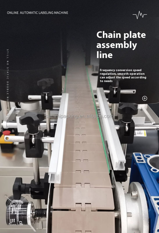 Wysokiej jakości dwustronna etykieciarka precyzyjna do nakładania etykiet papierowych na butelki kosmetyczne i wina, dwustronna