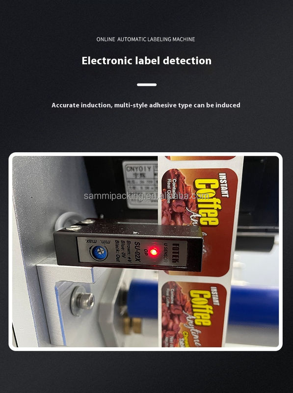 Wysokiej jakości dwustronna etykieciarka precyzyjna do nakładania etykiet papierowych na butelki kosmetyczne i wina, dwustronna