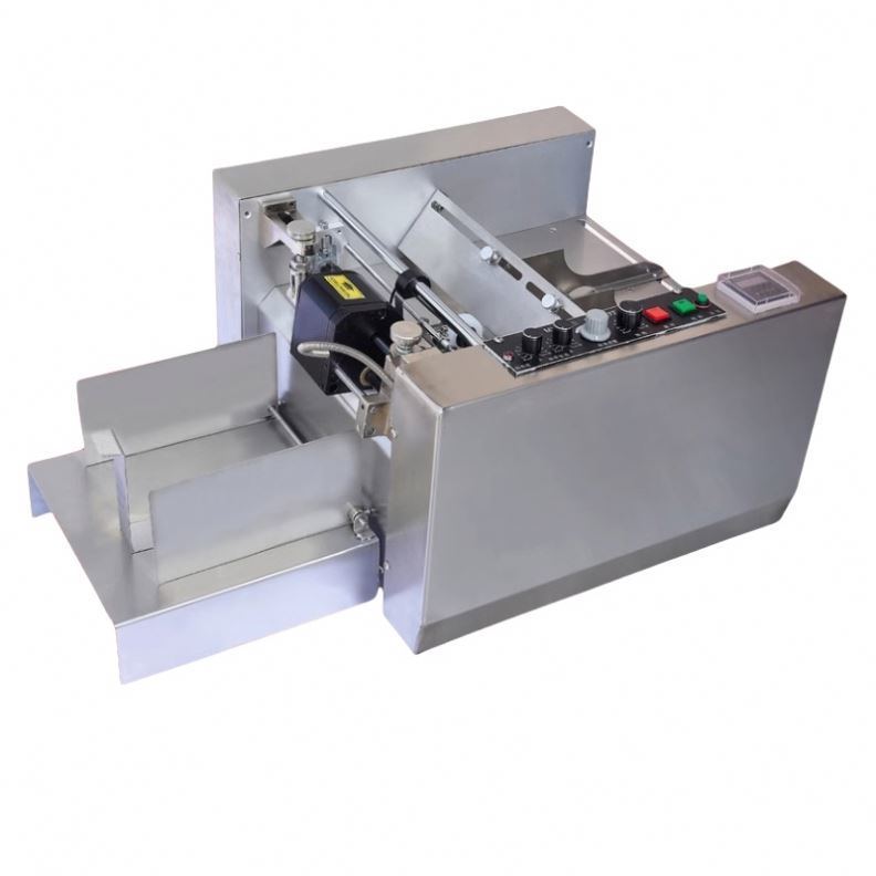 MY-300 Urządzenie do kodowania i drukowania na biurko, maszyna do stemplowania daty, automatyczna, ze stali nierdzewnej, z pełnym kołem tuszowym