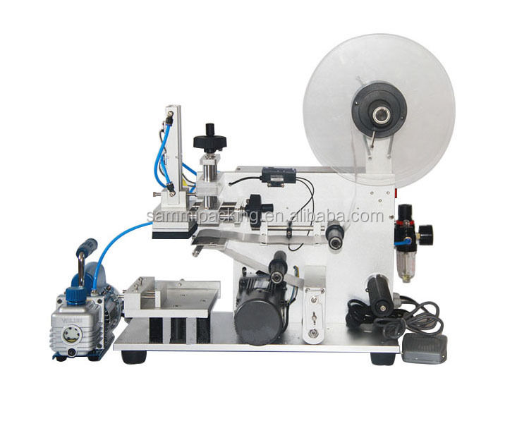 Nowy projekt Automatyczna półautomatyczna maszyna do etykietowania naklejek butelki kwadratowe worki żywność napoje chemikalia opakowania drewniane kartony