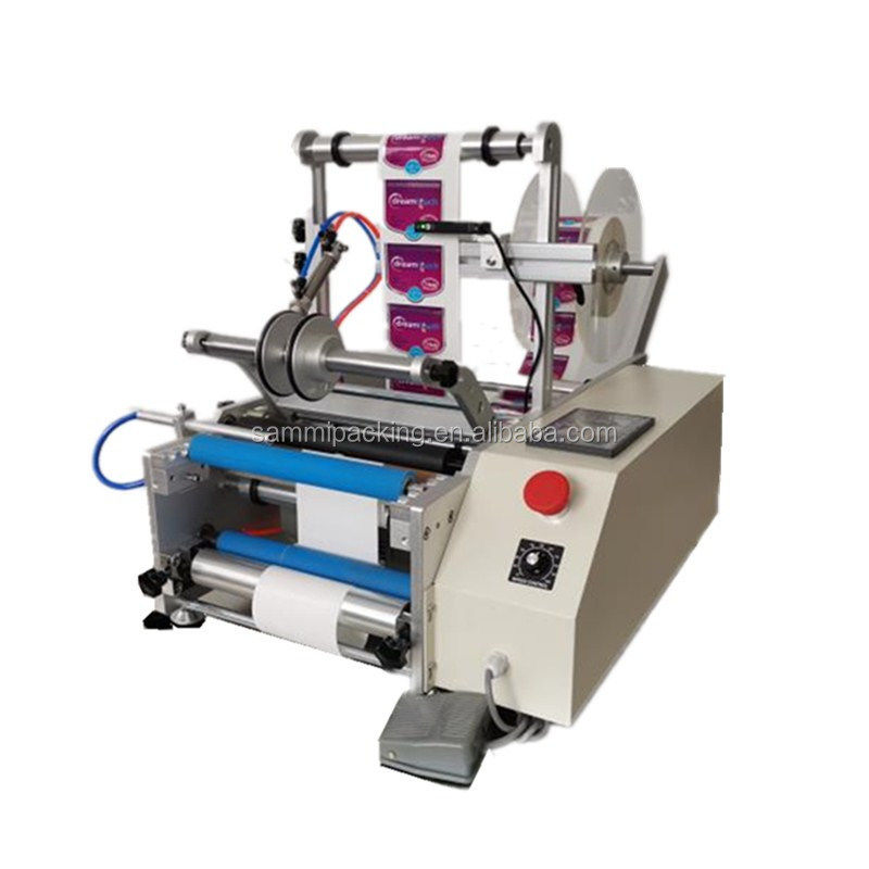 Półautomatyczna maszyna do etykietowania butelki ze szklaną butelką o pojemności 10 ml