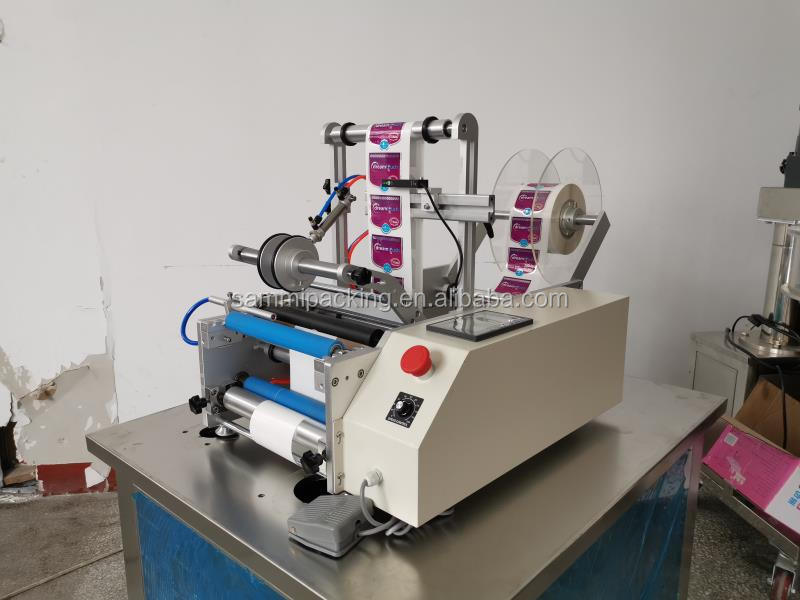 Półautomatyczna maszyna do etykietowania butelki ze szklaną butelką o pojemności 10 ml