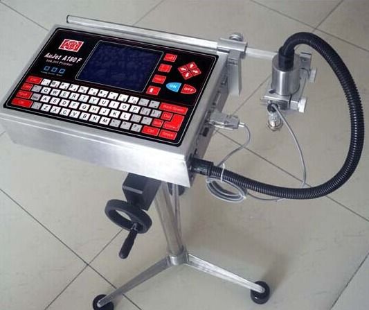 Przemysłowa drukarka atramentowa CIJ do drukowania kodów QR i numerów partii, drukarka atramentowa CIJ do kodowania butelek, kabli i dat ważności