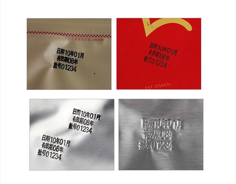 Automatyczna maszyna do kodowania atramentu stałego MY-380 Drukarka numerów serii/daty/daty wygaśnięcia do papieru, opakowań filmowych i etykiet z rolkami z gorącym atramentem