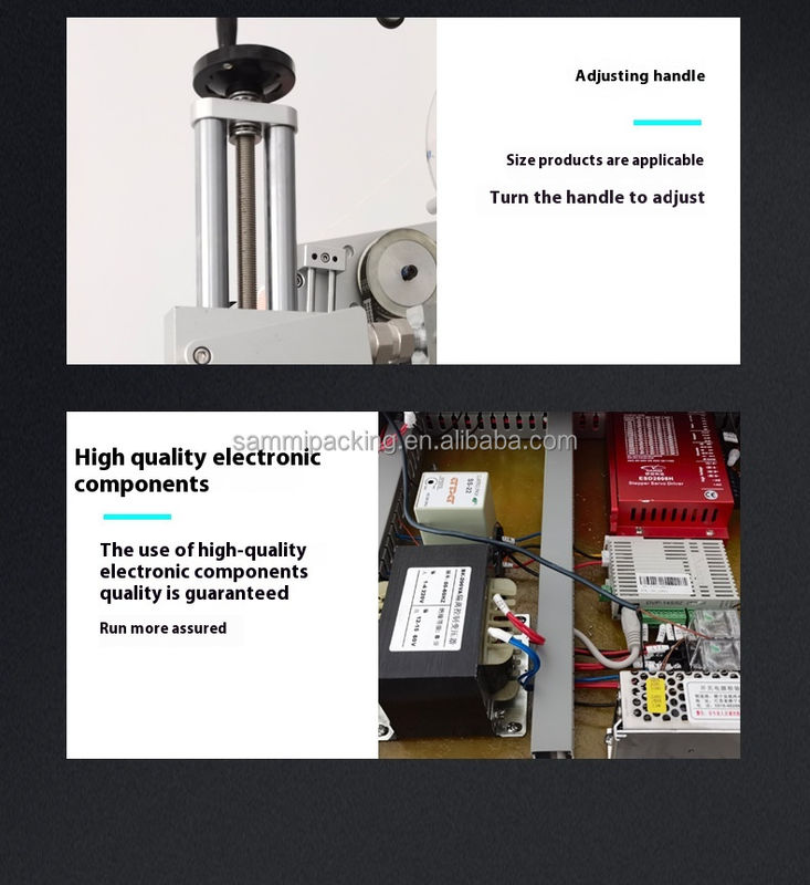 Fabryczna maszyna do etykietowania o wysokiej precyzji do płaskich butelek, pudełek, kart, toreb - Etykieciarka samoprzylepna góra/dół