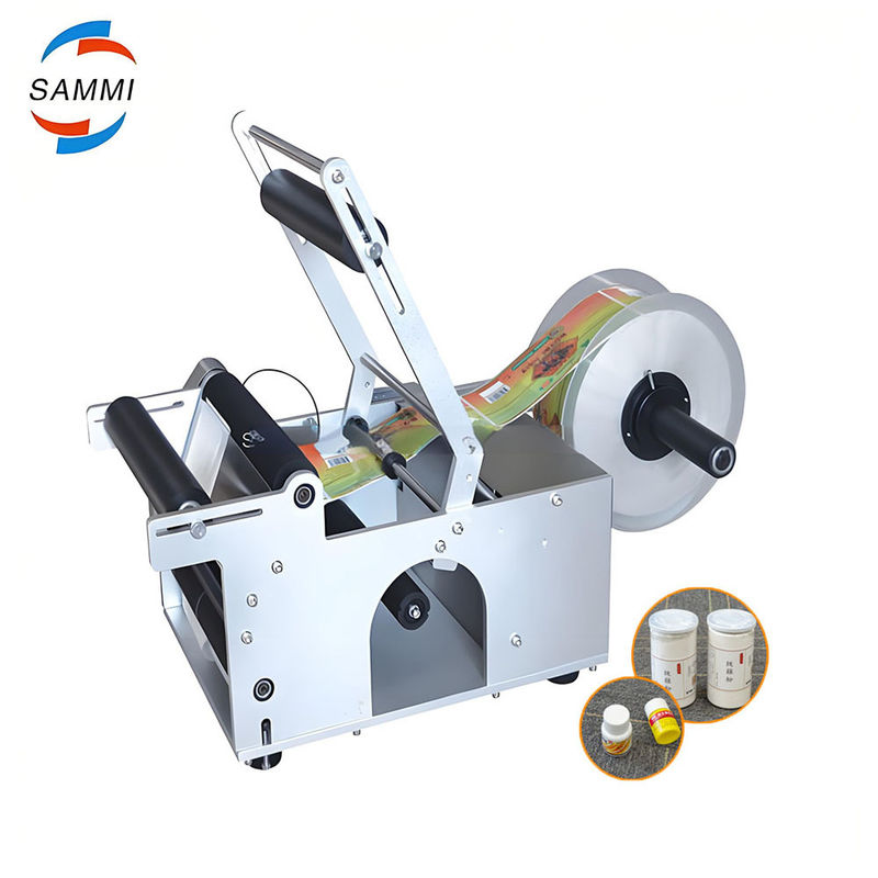 Mała maszyna do etykietowania opakowań butelkowych automatyczna okrągła maszyna do etykietowania butelek zamiast ręcznej maszyny do etykietowania