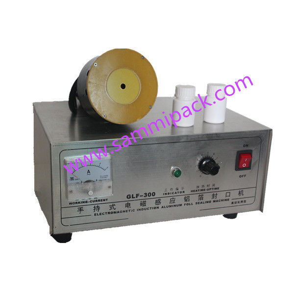 Nowy typ GLF-300 Indukcyjna zgrzewarka folii aluminiowej, Zgrzewarka do plastikowych gwintów śrubowych, Przenośna zgrzewarka do zakrętek okrągłych butelek