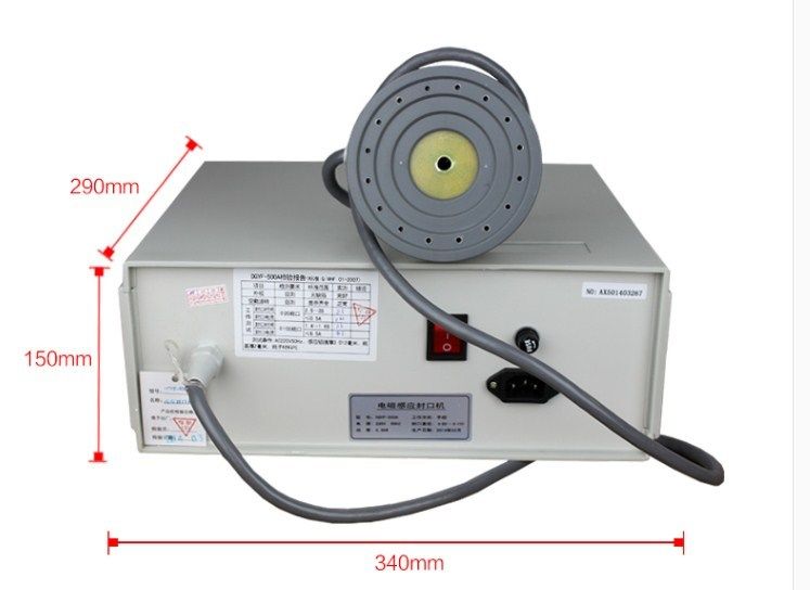 Przenośna zgrzewarka indukcyjna do uszczelniania nakrętek butelek 20-100mm, przenośna maszyna do uszczelniania folią aluminiową