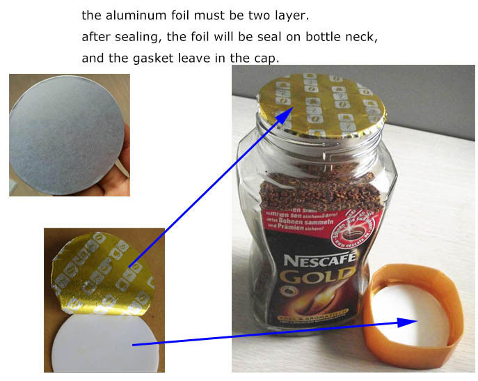 Najlepsza jakość Dgyf-500A Ręczna indukcyjna zgrzewarka do folii aluminiowej, przenośna zgrzewarka indukcyjna