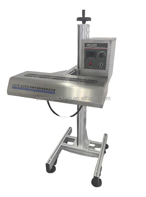 Automatyczna zgrzewarka indukcyjna do uszczelniania elektromagnetycznego, zgrzewarka do butelek z sokiem z tworzywa sztucznego, zgrzewarka do folii aluminiowej, zgrzewarka do puszek