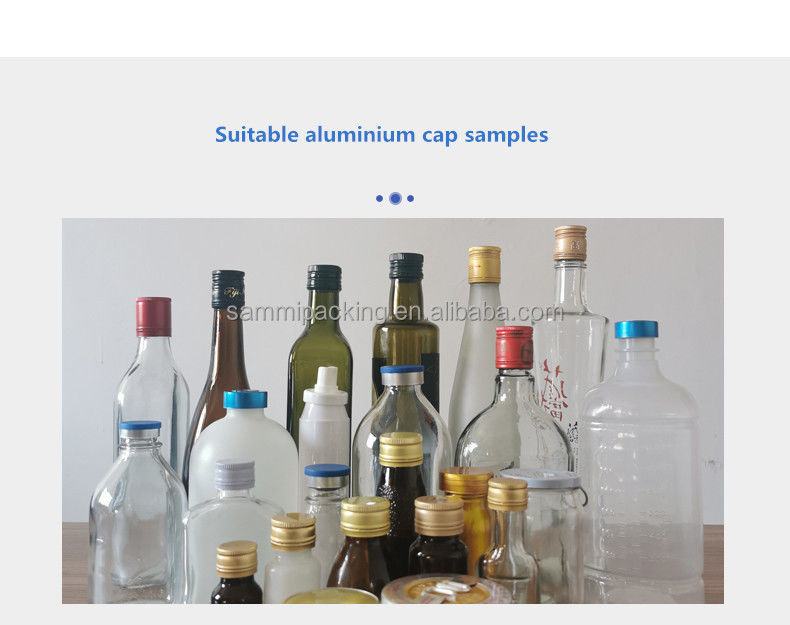 Półautomatyczna zakręcarka do wina DK50 do zakrętek typu ROPP, zakręcanie metalowych zakrętek śrubowych na butelkach wina, aluminiowa zakręcarka do zamykania i zaciskania