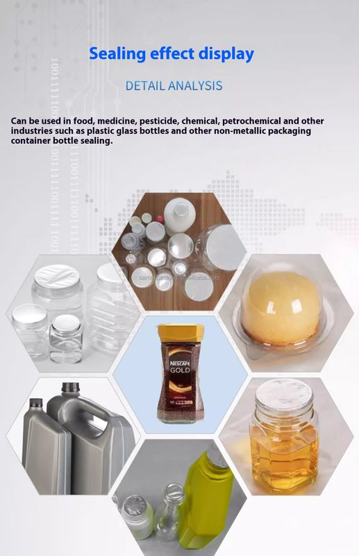 W pełni automatyczna, ciągła zgrzewarka indukcyjna do puszek, szkła, folii aluminiowej do butelek plastikowych