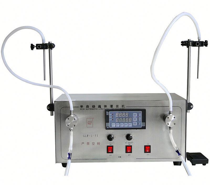 GLF-I-II Sprzęgło pompowe Maszyna do butelkowania oliwy z oliwek Maszyna do wypełniania płynów z podwójnymi głowicami,płyn olejowy (3-3000 ml)