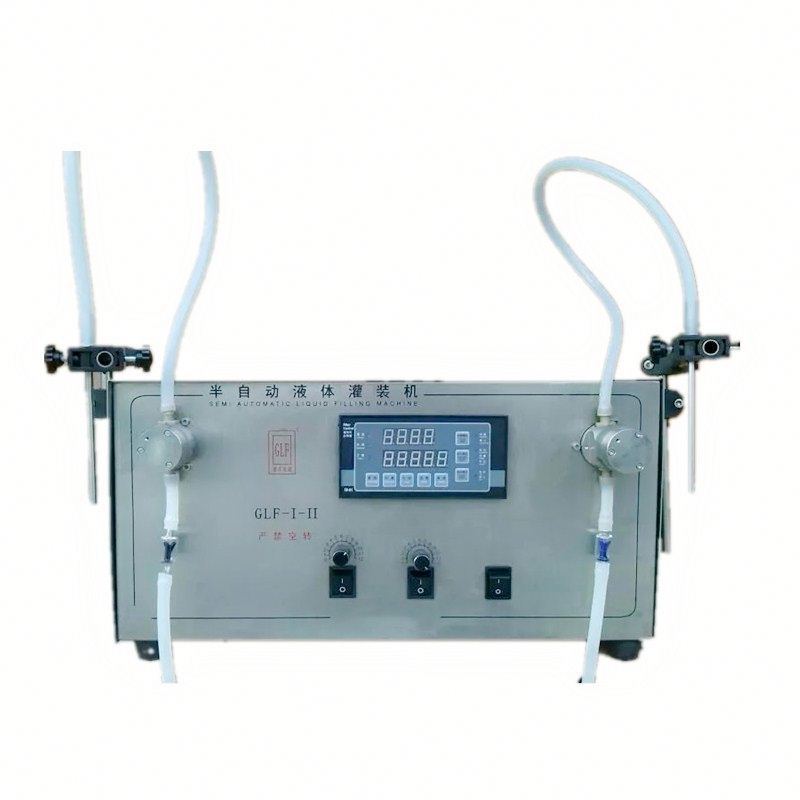 GLF-I-II Sprzęgło pompowe Maszyna do butelkowania oliwy z oliwek Maszyna do wypełniania płynów z podwójnymi głowicami,płyn olejowy (3-3000 ml)