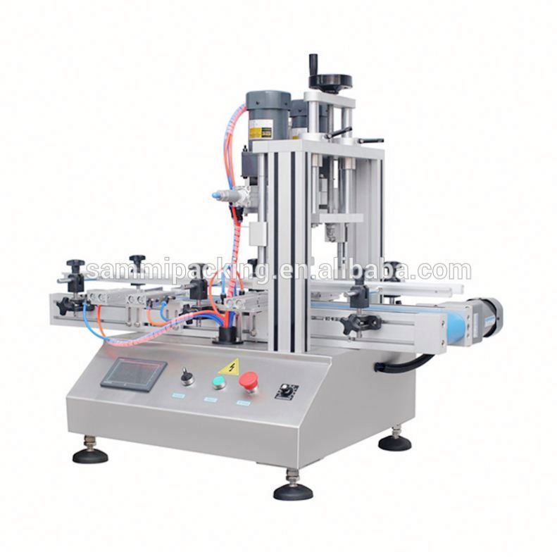 Sprzedaż bezpośrednia z fabryki Nowy design Pneumatyczna zamykarka do butelek i słoików z automatycznym spustem, maszyna do zakręcania