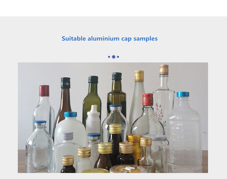 Niskokosztowa Półautomatyczna Zakręcarka ROPP do Zakrętek Aluminiowych, Zgrzewanie Butelek Szklanych, Zakręcarka do Butelek Wina i Alkoholu DK-50