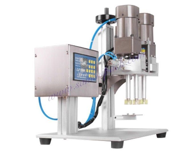 Wysokiej jakości maszyna do uszczelniania śruby o średnicy 20 mm-50 mm półautomatyczny silnik elektryczny napędzany do zastosowań spożywczych 1 rok gwarancji