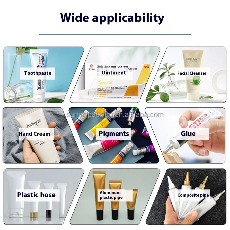 Profesjonalna zgrzewarka ultradźwiękowa do tub plastikowych, wielofunkcyjna napełniarka i zgrzewarka do miękkich tub z funkcją kodowania