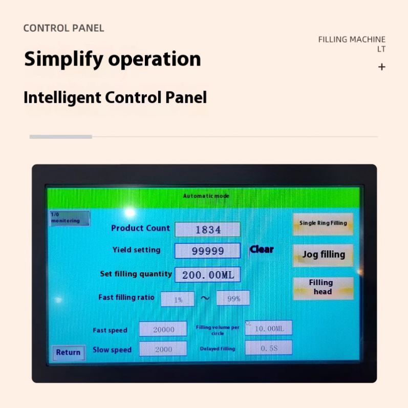 Rotacyjna pompa do napełniania oleju z dżemem spożywczym Rotor Lobe Filler Chocolate Filler Peanut Lotion Cosmetic Cream Paste Filling Machine