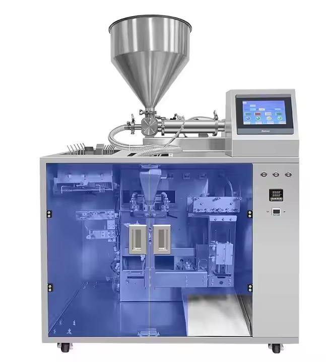 Nowy projekt W pełni automatyczny Wstawaj worek worek granulatów Wypełnianie i uszczelnianie Maszyna do pakowania Proszek granulatów Vertical Bag Packaging